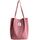 Funtlend Umhängetasche Damen Cord Tasche Shopper Damen Handtasche Henkeltasche für Uni Arbeit Mädchen Schule (Pink)