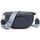 Rorimyth Bauchtasche Damen Dunkelblau Umhängetasche Damen Klein Veganes Leder Handtasche Crossbody Bag Gürteltasche Brusttasche Hüfttasche