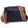 Roulens Damen Handy Umhängetasche,Veganem Leder Crossbody Schultertasche,Breiter Riemen Abendtasche mit drei Reißverschlussfächern Handtaschemit mit Kartenschlitz Verstellbar Abnehmbar Schultergurt