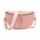 Vezluax 30x20cm umhängetasche Damen Bauchtasche Damen Groß Vegan Leder Crossbody Bag stylisch Frauen mit breitem Gurt Rosa