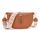 Vezluax 30x20cm umhängetasche Damen Bauchtasche Damen Groß Vegan Leder Crossbody Bag stylisch Frauen mit breitem Gurt Braun