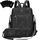 Leathario Rucksakck Damen Set Wasserdicht,Veganes Leder Cityrucksack,Rucksackhandtasche Mittelgroß, Diebstahlsich Tagesrucksack für Büro,Pendeln,Arbeit,Leicht Elegant Backpack Women Groß für Reise