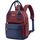 LOVEVOOK Rucksack Damen Klein, Wasserdicht Cityrucksack Handtasche 2 in 1, Mini Tasche Daypack Backpack Women Elegant für Freizeit Schule Reisen Arbeit, Marineblau Dunkelrot
