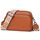 TIAASTAP Damen Umhängetasche Klein Leder Handtasche Crossbody Bag Crossbag Schultertasche Damen Tasche Moderne Taschen mit breitem Schultergurt und 3 Fächern