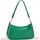 WantGor Clutch Tote Handtaschen, Umhängetasche für Frauen Crossbody Taschen Mini Hobo Bag Retro Vegan Leder Trendy Handtasche (Dunkelgrün)