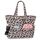 Strandtasche mit Reißverschluss Badetasche XXL Familie Große Beach Bag Shopper Damen, Leicht Faltbare Grosse Schwimmbadtasche, Urlaub Must Have Einkaufstaschen für Reisen Einkaufen Picknick Alltag