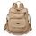 Puwuzixi Frauen Rucksack Wasserdicht Anti-Diebstahl Leichtgewicht PU Mode Reisen Mehrzweck Cabrio Geldbörse Umhängetasche Handtasche Rucksack（Kakhi）