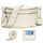 LANXINGLUO bauchtasche damen beige umhängetasche damen beige crossbody bag Mit Kreditkartenfach und 2 Schultergurten gürteltasche damen