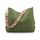 Prite Shopper Tasche Damen Groß Cord Tasche Tote Bag mit Verstellbarem Schultergurt für College Schule Arbeit Reisen Einkaufen（Grün）