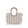 reisenthel loopshopper M summerstripes coffee – Stabile Tasche mit praktischen Fächern aus recycelten PET-Flaschen – Eleganz beim Einkaufen, viel Funktion inklusive!