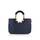reisenthel loopshopper M frame rhombus midnight gold – Stabile Tasche mit praktischen Fächern aus recycelten PET-Flaschen – Eleganz beim Einkaufen, viel Funktion inklusive!