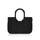reisenthel loopshopper M Frame Black/Black – Stabile Tasche mit praktischen Fächern aus recycelten PET-Flaschen – Eleganz beim Einkaufen, viel Funktion inklusive!