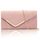 Larcenciel Clutch Rosa, Elegant Wildleder Handtasche mit Abnehmbarer Kette, Vintage Samt Envelope Abendtasche, Mode Umschlag Umhängetasche, Crossbody Tasche für Hochzeit, Party, Bankett, 22x11x5CM
