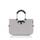 reisenthel loopshopper M herringbone grey – Stabile Tasche mit praktischen Fächern aus recycelten PET-Flaschen – Eleganz beim Einkaufen, viel Funktion inklusive!