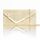 Larcenciel Damen Clutch, Glänzende Pailletten Abendtaschen mit Abnehmbarer Kette, Envelope Handtasche für Damen, Elegante Cross Body Umhängetasche für Hochzeit, Party, Bankett, Feiertage (Gold)