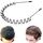 lofuanna Metall-Haarbänder für Männer und Frauen, Stirnbänder, Schönheitspflege, Unisex, schwarz, gewellt, Frühling, Sport für Männer, Haarband, Reifenklammern, Damen, Zubehör, einfach, elastisch, ru