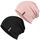 HAMUNI Mütze Damen Herren, Slouch Beanie Mütze, Weich Dünne Mütze aus Baumwolle, Leichte Atmungsaktiv Longbeanie für Alle Jahreszeiten