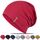 HAMUNI Mütze Damen Herren, Weich Dünne Slouch Beanie Mütze aus Baumwolle, Leichte Atmungsaktiv Longbeanie, Elastisch Jersey Chemo Mütze für Alle Jahreszeiten
