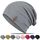 HAMUNI Mütze Damen Herren, Weich Dünne Slouch Beanie Mütze aus Baumwolle, Leichte Atmungsaktiv Longbeanie, Elastisch Jersey Chemo Mütze für Alle Jahreszeiten