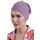 Deresina Bambus Chemo-Kopfbedeckung für Frauen & Männer – Ultra-weiche, atmungsaktive Schlafmütze bei Alopezie & Haarausfall, leichte Beanie für Tag & Nacht (Lavendel - Einheitsgröße)