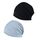 YOFASEN Slouchy Beanie Mütze - Chemo Cancer Kopfbedeckung aus Baumwolle Schlafmütze Turban Kopfbedeckung Strecken Muslimisches Kopftuch für Frauen Männer(2er Pack), schwarz + hellgrau, One size
