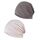 YOFASEN Slouchy Beanie Mütze - Chemo Cancer Kopfbedeckung aus Baumwolle Schlafmütze Turban Kopfbedeckung Strecken Muslimisches Kopftuch für Frauen Männer(2er Pack), Khaki + Beige, One size