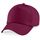 Shirtinstyle Basecap Cap 5 Panel Cap Verschluss Klettverschluss Größe Unisex, Farbe Burgundy