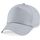 Shirtinstyle Basecap Cap 5 Panel Cap Verschluss Klettverschluss Größe Unisex, Farbe hellgrau