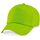 Shirtinstyle Basecap Cap 5 Panel Cap Verschluss Klettverschluss Größe Unisex, Farbe Limegreen