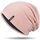 HASAGEI Mütze Herren Damen, Slouch Beanie Mütze Damen, Übergangszeit Weiche Leicht Modische Jersey Beanie, Unisex Warm Winter Mütze Ideal für Frühling Herbst und Winter (Rosa)