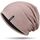 HASAGEI Mütze Herren Damen, Slouch Beanie Mütze Damen, Übergangszeit Weiche Leicht Modische Jersey Beanie, Unisex Warm Winter Mütze Ideal für Frühling Herbst und Winter (Licht Kachi)
