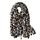 Soudittur Damen Schal Leopardenmuster Winter Warmer Halstücher mit Fransen - Übergroßer 180 * 100 cm (Beige)