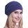 osvyo Baumwolle Chemo Hüte Soft Caps Krebs Kopfbedeckungen für Frauen Haarausfall versiegelt Verpackung Denim BLAU