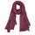 Van Der Rich ® - Schal mit fein gekreppter Oberfläche für Damen und Herren (3-Bordeaux, One Size)
