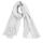 Van Der Rich ® - Schal mit fein gekreppter Oberfläche für Damen und Herren (21-Weiß, One Size)