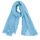 Van Der Rich ® - Schal mit fein gekreppter Oberfläche für Damen und Herren (26-Hellblau, One Size)