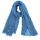 Van Der Rich ® - Schal mit fein gekreppter Oberfläche für Damen und Herren (68-Denim, One Size)