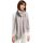 MaaMgic Schal Damen Warm Winter Herbst unifarben Baumwolle mit quasten/fransen, 20+ Farben Einfarbig & Kariert Pashmina Stola Schals MEHRWEG,Silber Grau