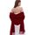 RIIQIICHY Damen Schal Burgund Stola Festlich für Abendkleid Pashmina Schals Tücher für Frauen Hochzeit Schultertuch Frühling Winter Schal Warme Kuschelig