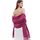 RIIQIICHY Damen Schal lila Stola Festlich für Abendkleid Pashmina Schals Tücher für Frauen Hochzeit Schultertuch Frühling Winter Schal Warme Kuschelig