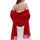 RIIQIICHY Damen Schal Rot Stola Festlich für Abendkleid Pashmina Schals Tücher für Frauen Hochzeit Schultertuch Frühling Winter Schal Warme Kuschelig