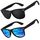 LINVO Sonnenbrille Herren Damen Polarisiert Retro Stil Rechteckig Vintage Klassisch Unisex UV400 Cat 3 CE