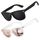 LINVO Sonnenbrille Herren Damen Polarisiert Retro Stil Rechteckig Vintage Klassisch Unisex UV400 Cat 3 CE