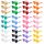NACHLYNN 12 Brillen Herz-Sonnenbrillen für Damen 12 Farben Randlose Herzförmige Sonnenbrille Transparente Bonbonfarbene Herzbrille für Partygeschenke