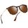 kunchu Sonnenbrille-Damen-Polarisierte-Sonnenbrille-Rund-UV400-im-Retro-Sonnenbrille-für-Damen & Herren Schutz Vintage Leopardentee