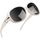 Joopin Weiße Sonnenbrille Damen Groß und Klassische Polarisierte Sonnenbrille UV400 Vintage Brillen mit XL Übergroßer Rahmen (Elegant Beige)