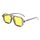 FEISEDY Retro 70er Jahre Sonnebrille Damen Herren Vintage Flache Quadratische Brille mit UV400-Schutz B2622