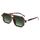 FEISEDY Retro 70er Jahre Sonnenbrille Damen Herren Vintage Flache Quadratische Brille mit UV400-Schutz B2622