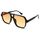 COASION Retro Sonnenbrille für Damen Herren - XL Übergroß 70er Jahre Sonnenbrille UV400 Schutz Trendy Double Brücke Rahmen Brille