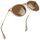 kunchu Sonnenbrille-Damen-Polarisierte-Sonnenbrille-Rund-UV400-im-Retro-Sonnenbrille-für-Damen & Herren Schutz Vintage Lotuswurzelstärke